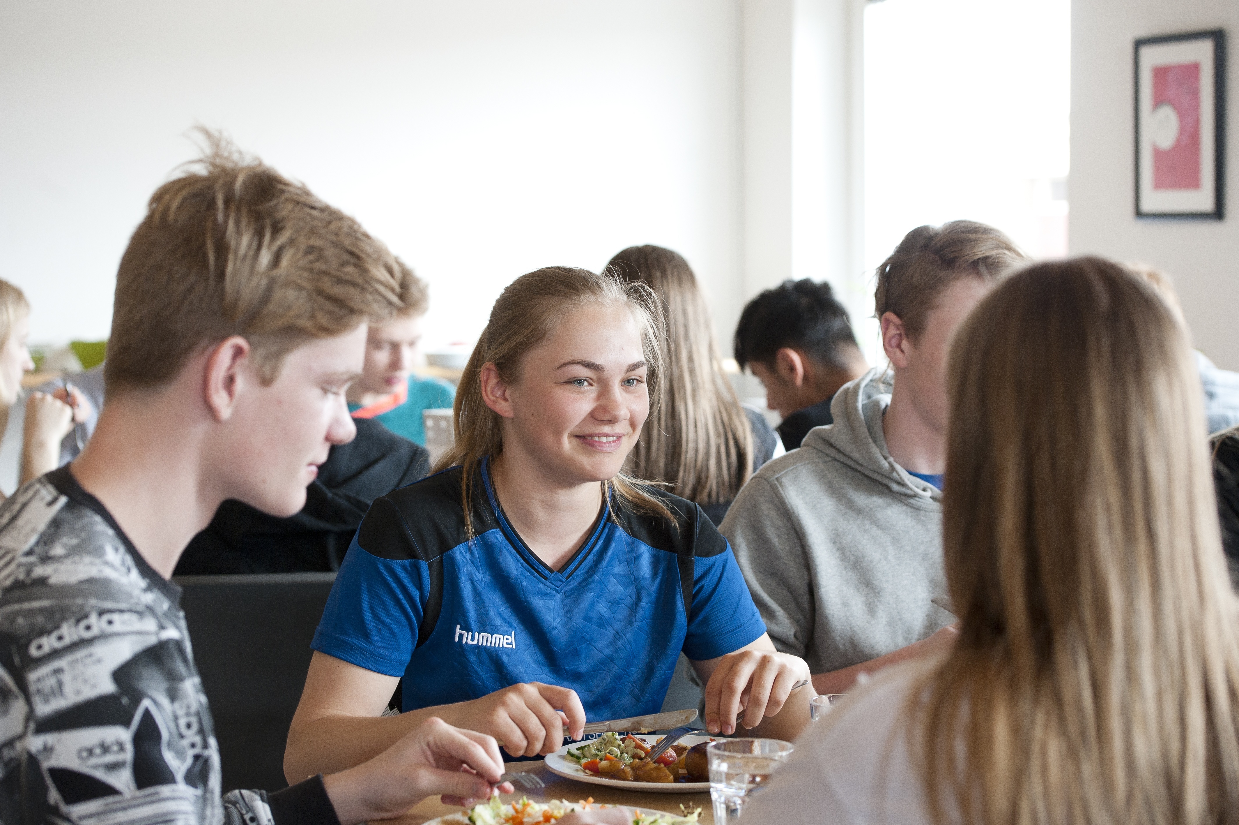 Frokostpause på Lyngs