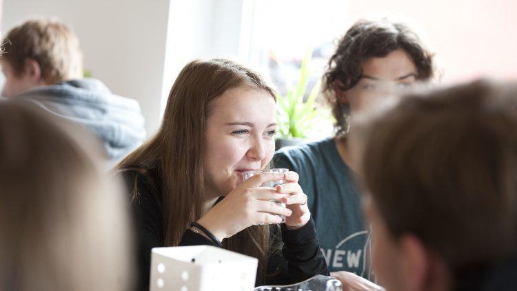 Frokostpause med Lyngs Idrætsefterskole
