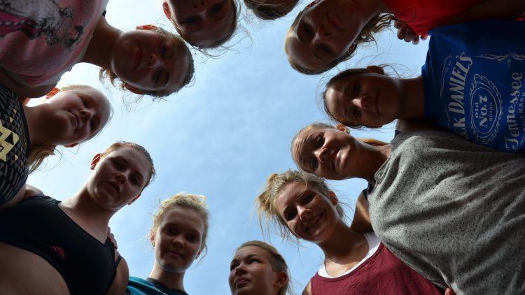 Rundkræs med eleverne