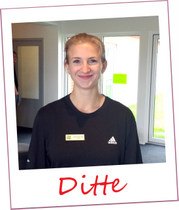 Ditte underviser på Lyngs Idrætsefterskole